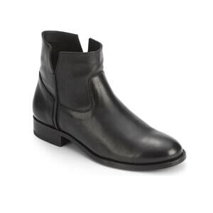 New Frye Melissa Slouch Bootie in Black Leather Women's Size 6